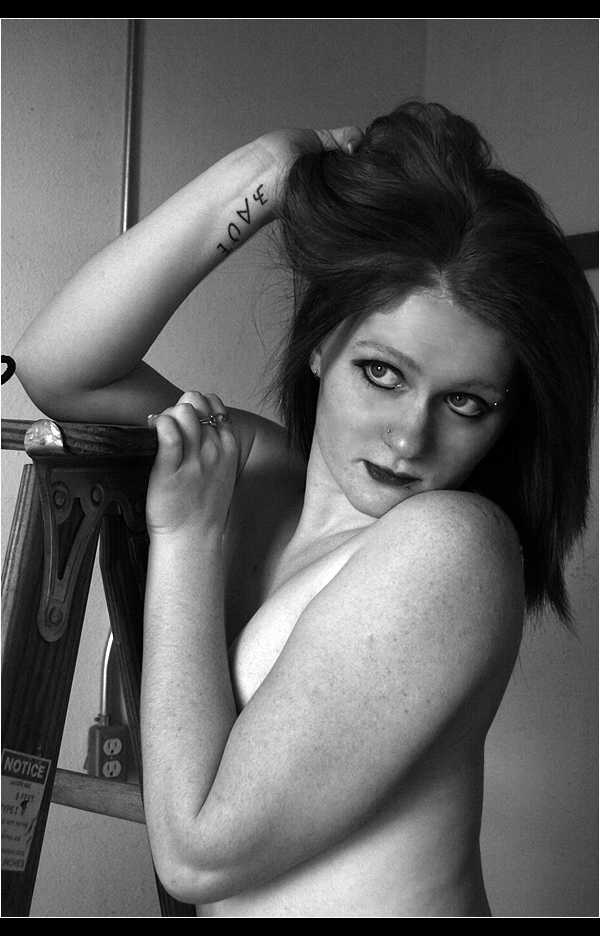 Female model photo shoot of Lee Devils by Sienna Hambleton in collingwood Art Center