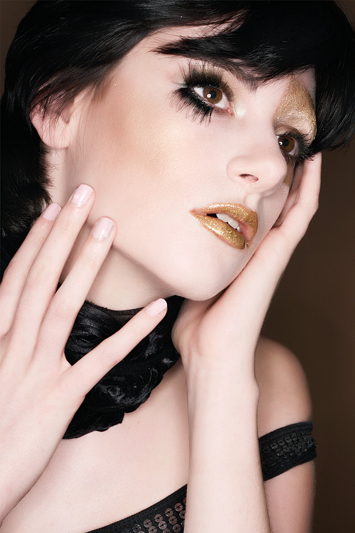 Female model photo shoot of Livia LeRynn, makeup by Shana Janelle