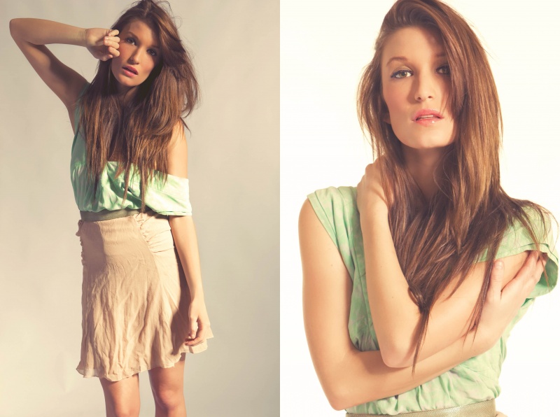 Female model photo shoot of NOVI ANGELOMIO in Studio, wardrobe styled by Aine Elena Frost