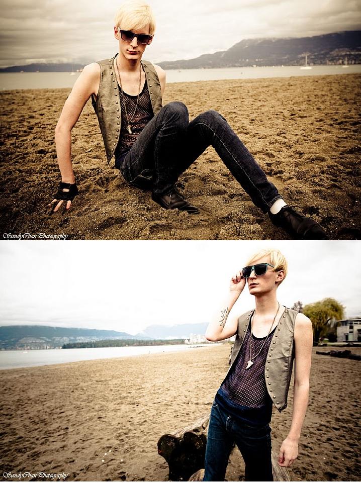 Male model photo shoot of David Hamilton in Kits Beach, Vancouver