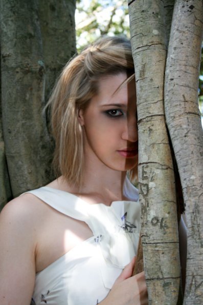 Female model photo shoot of Breanna Lee by Kat Down Photography in New Farm Park, QLD