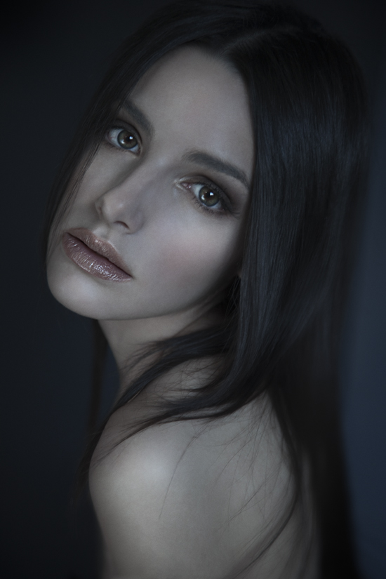 Female model photo shoot of Estefania Artistry in New York City