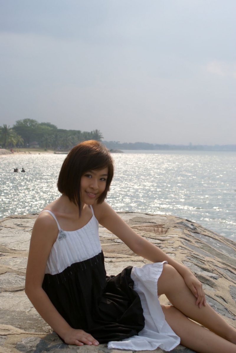 Female model photo shoot of Cheryl Piccola in Pasir Ris Park