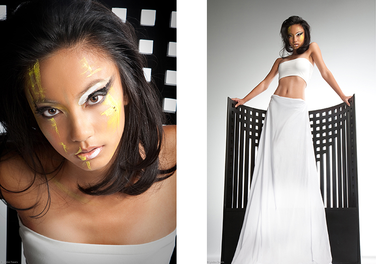 Female model photo shoot of Tatyana Laisa and Dianna Tran by Lyndon Travers Photos, hair styled by Kyle T