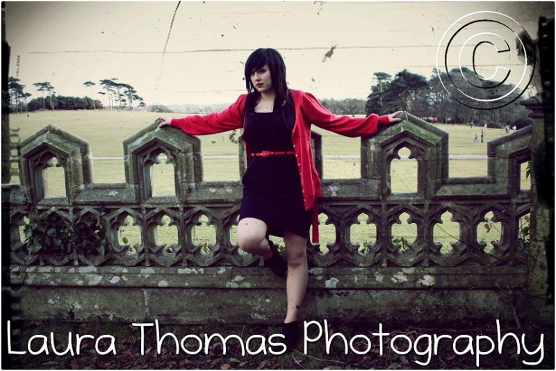 Female model photo shoot of LauraThomas Photography in Margam Park, South Wales