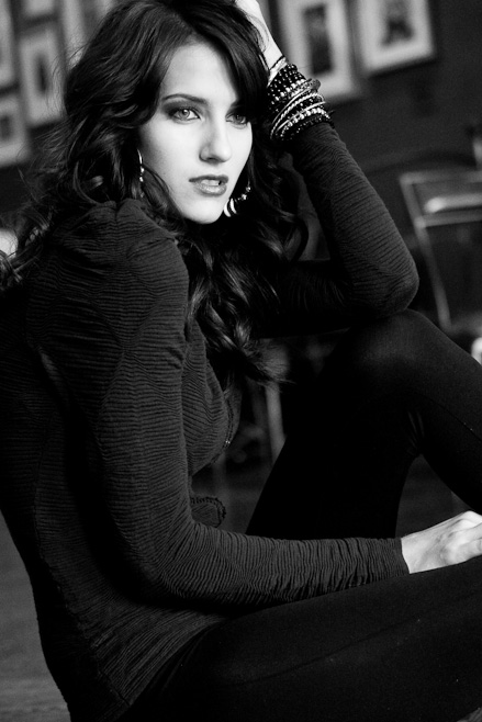Female model photo shoot of Milica Markovic in Redlight