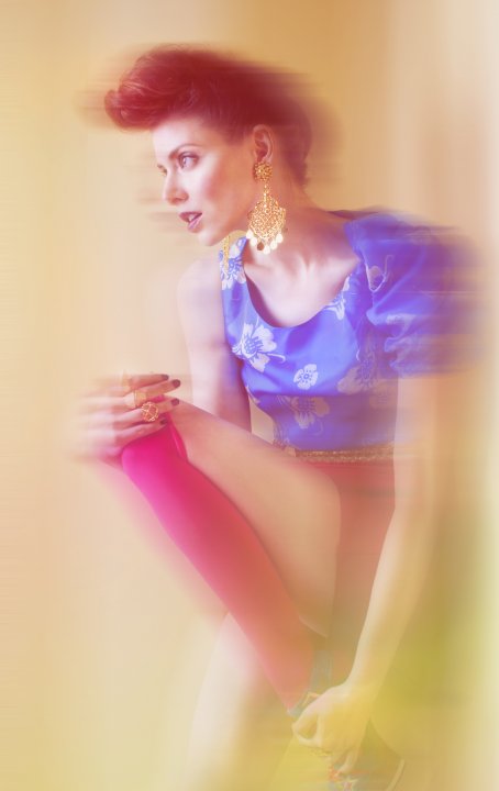 Female model photo shoot of amber kelso styles