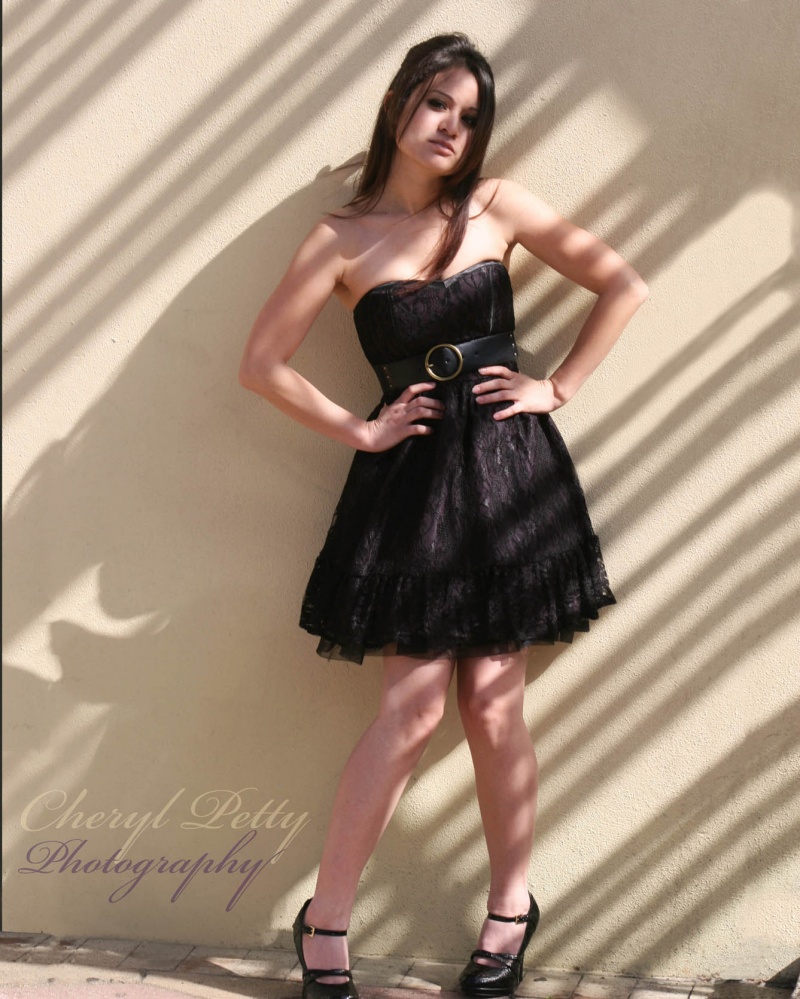 Female model photo shoot of Cheryl Petty  in Orlando downtown