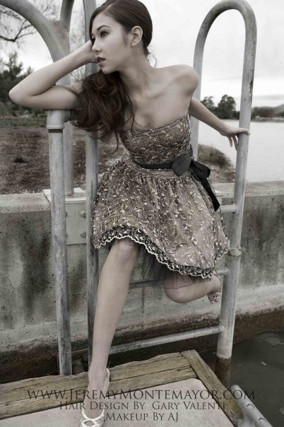 Female model photo shoot of Mariko Budziak by JEREMY MONTEMAYOR, hair styled by Gary Valenti, makeup by MUA AJ