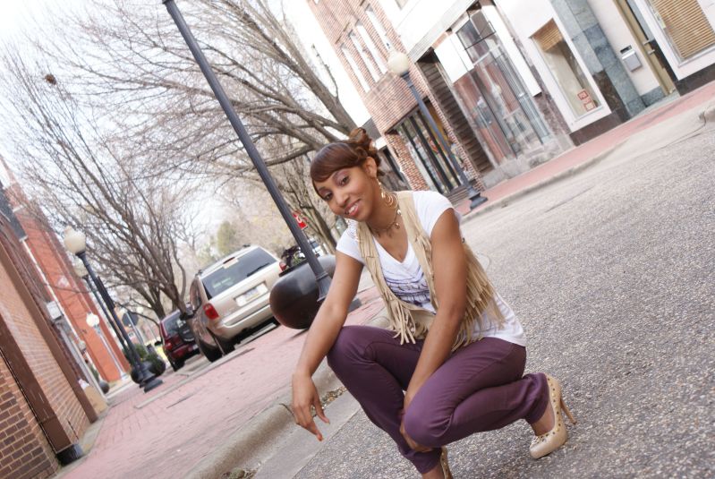 Female model photo shoot of Heather Hoskins by Ricky Bell in Downtown Fayetteville NC 28303