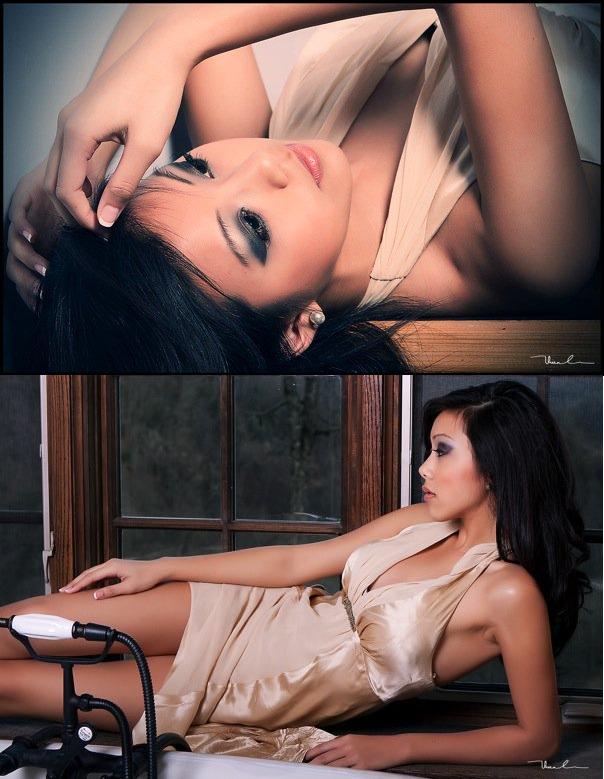 Female model photo shoot of Makeup Artist Jenny Le in nc