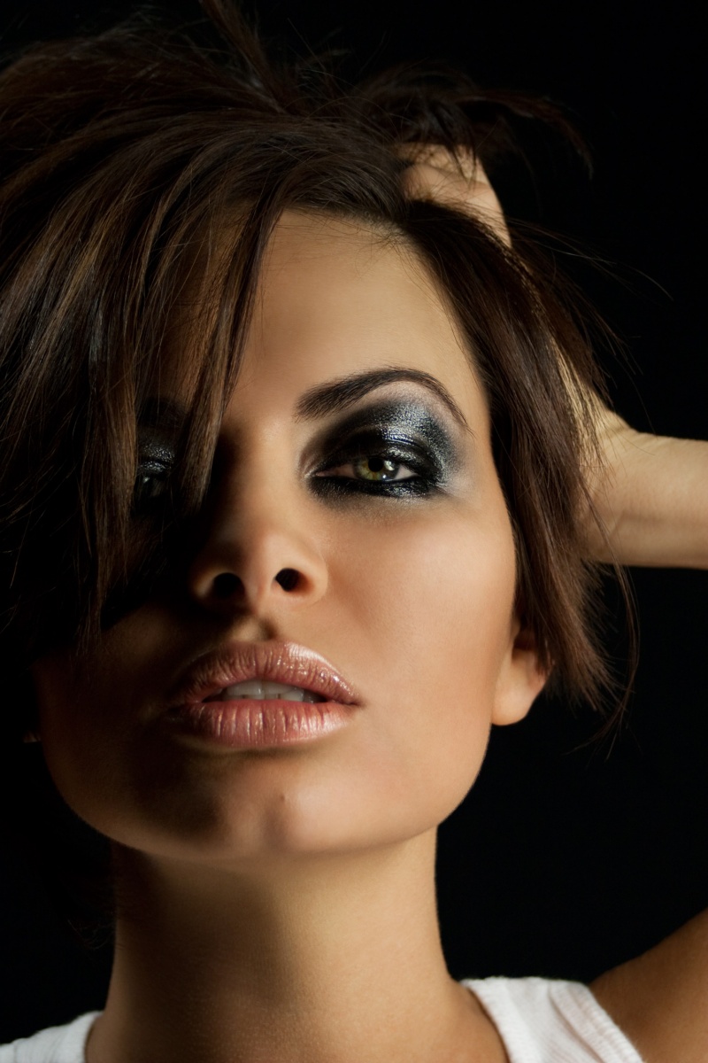 Female model photo shoot of Elan Digital and Myrriah Train by Shyn Midili Photography, makeup by Anne Sellery