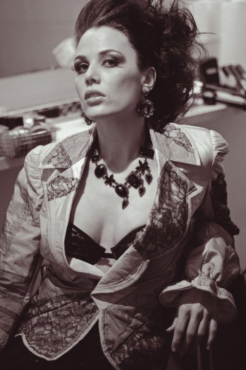 Female model photo shoot of Oblivion Clothing in  rockebox - zona rosa