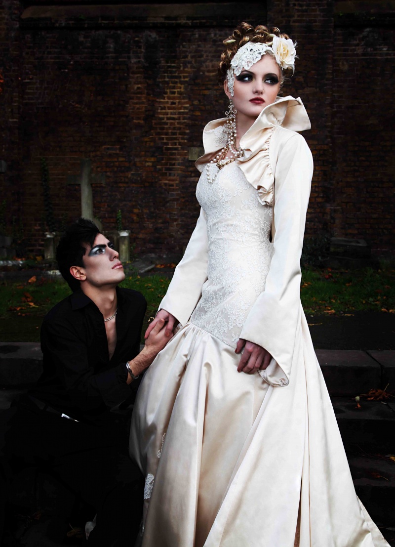 Male model photo shoot of Kosibah Creations in Brompton Cemetary