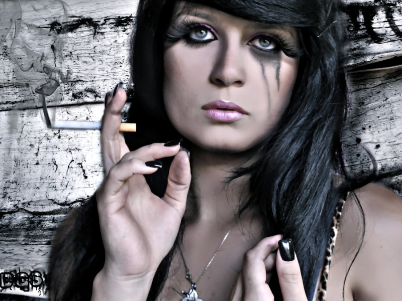 Female model photo shoot of DeadGirl Superstar