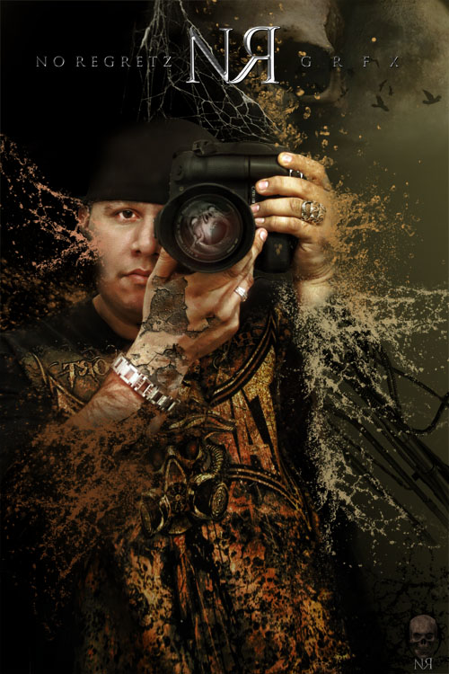 Male model photo shoot of NO REGRETZ GRFX by Seventy One Photography, digital art by NO REGRETZ GRFX