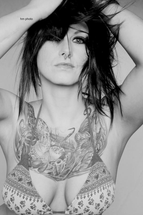 Female model photo shoot of Corgan SG