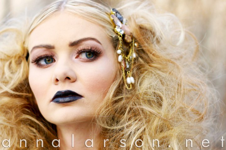Female model photo shoot of stephanie broome by AnnaLarson in utah, hair styled by Jake Combe