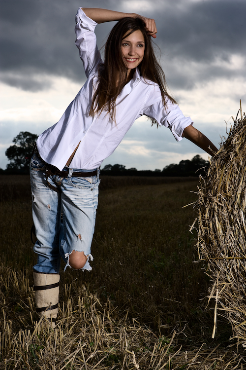 Female model photo shoot of ElenaStepanova by Distorted Pangolin in London