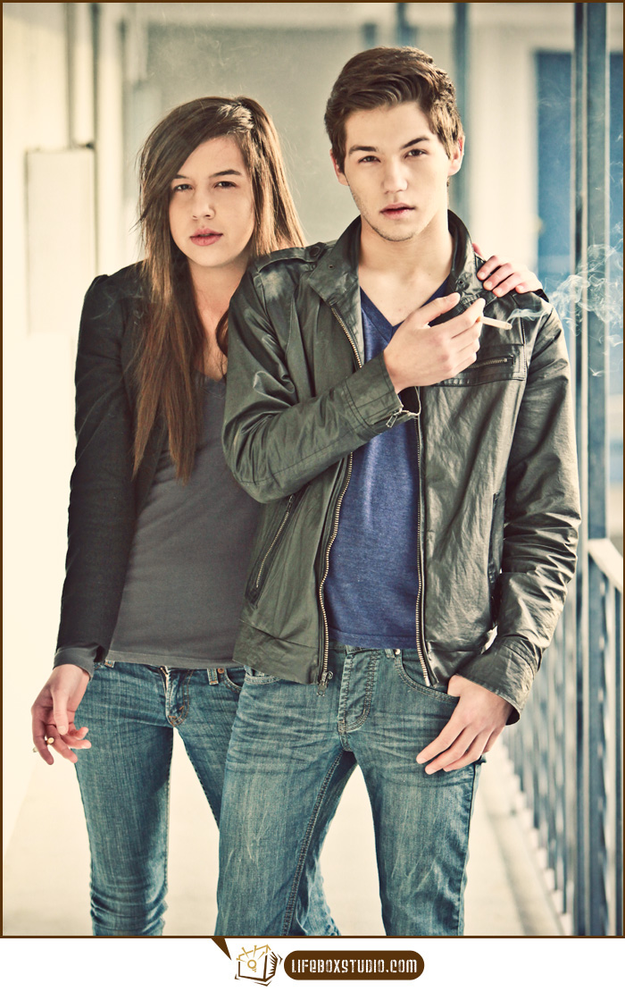 Male and Female model photo shoot of The Love Academy, Brandon Lundby and Yelah