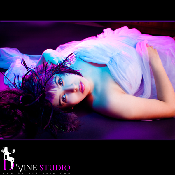 Female model photo shoot of DVine Studio