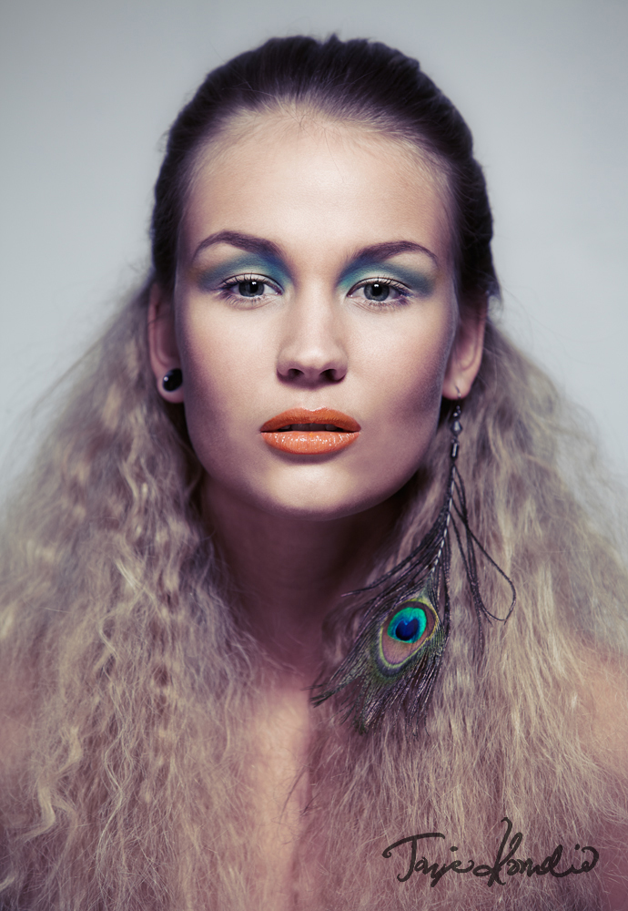 Female model photo shoot of Line Pedersen by Tonje Kornelie