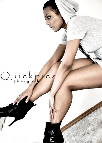 Female model photo shoot of Janelle Williams by Quickpicz