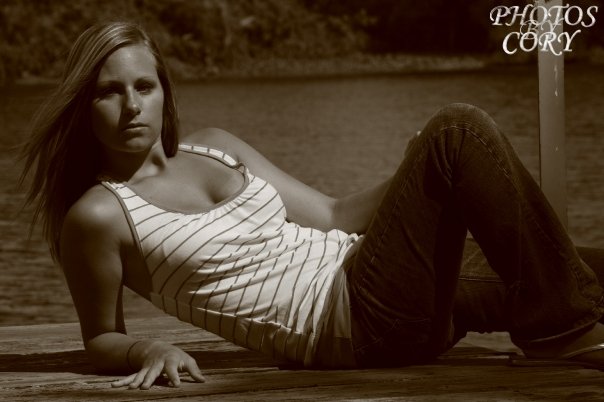 Female model photo shoot of Megan Dawn in On the lake 5