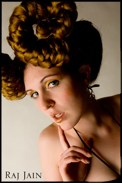 Female model photo shoot of Serenity II by Raj Jain in Lowell, MA, makeup by Nikk Noir