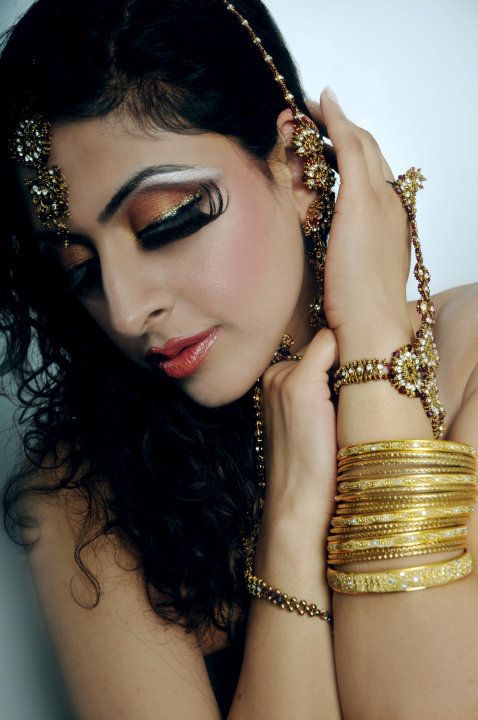 Female model photo shoot of Rimy Thandi by Nardip, makeup by Saamia Khan