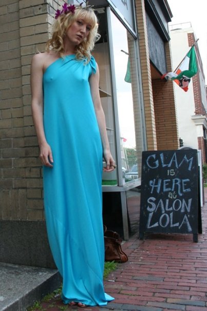 Female model photo shoot of Amelia Ruvich in downtown New Bedford, MA