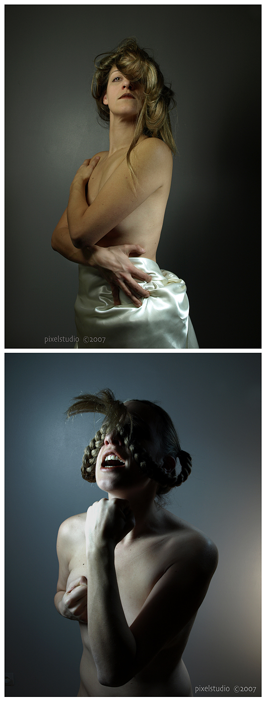 Male and Female model photo shoot of Pixelstudio and ephema in Pixelstudio studio