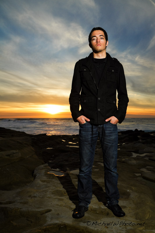 Male model photo shoot of Aaron Echeverria by michaelwphoto in La Jolla, CA