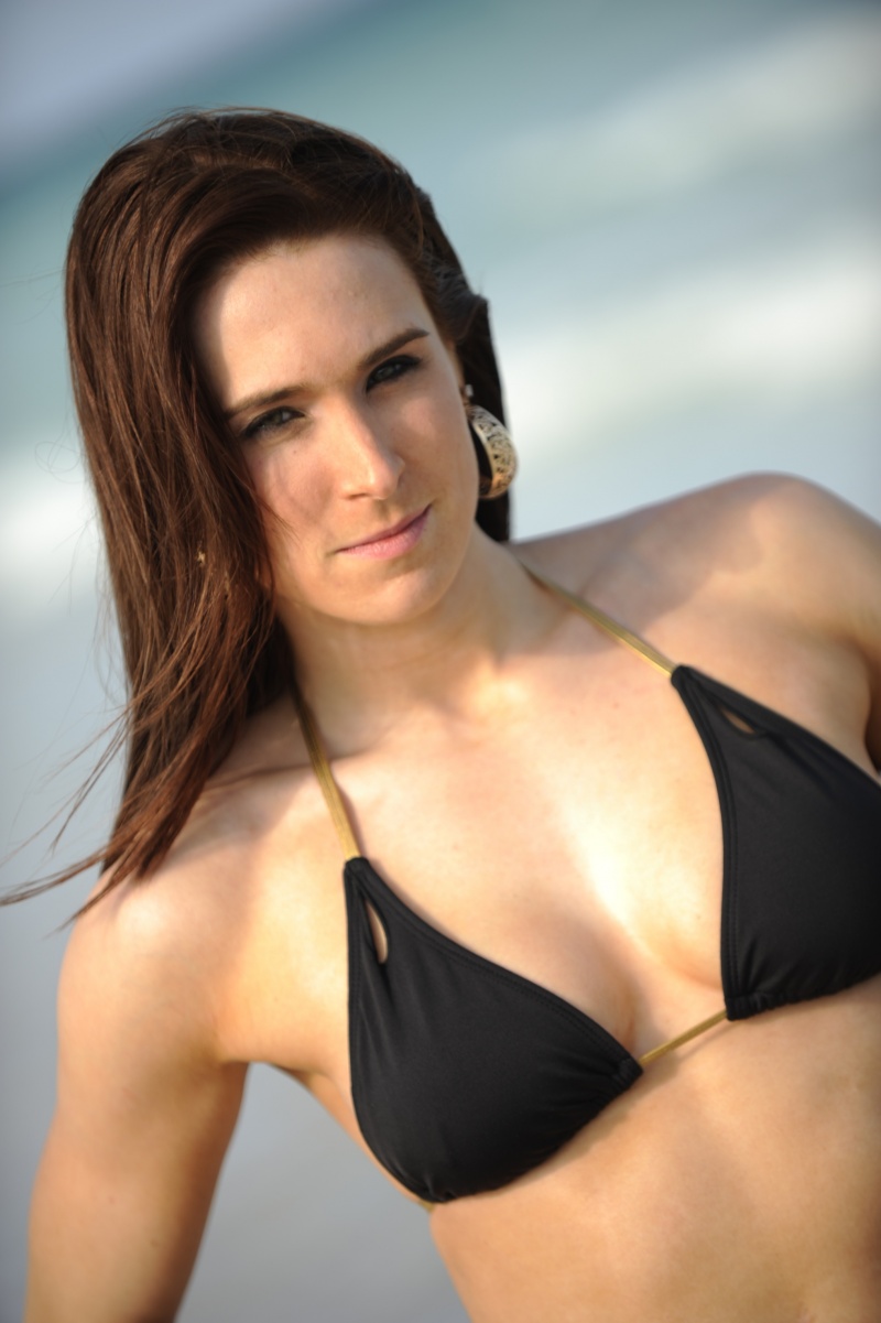 Female model photo shoot of Tara Salmon in South Beach Miami, FL