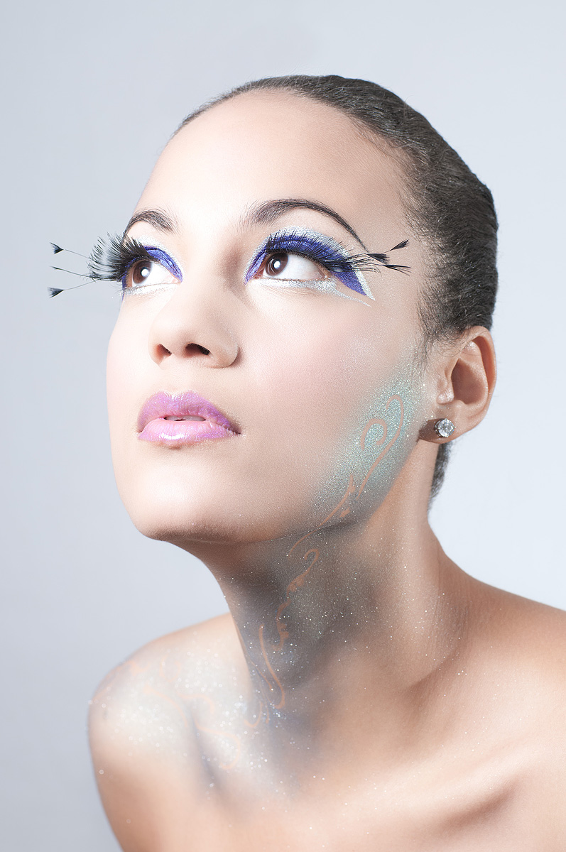 Female model photo shoot of Dilenia  by D M E C K E R T, makeup by Sy Clark MAKEUP ARTIST