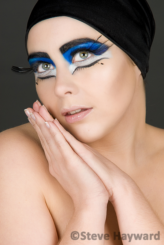 Female model photo shoot of Angel Vaughan by Steve Hayward UK, makeup by Beau*Diva