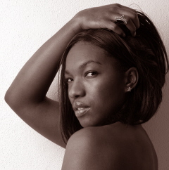 Female model photo shoot of Yahira Ishaya  in Habelsee, Germany