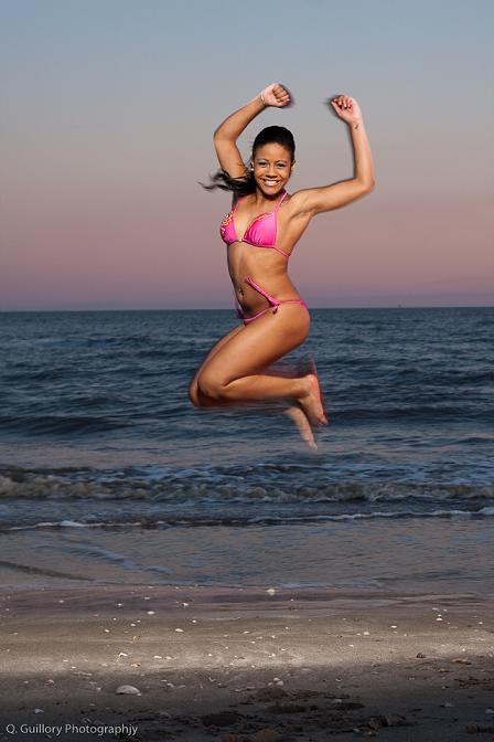 Female model photo shoot of Jasmine Wheaton in The Beach