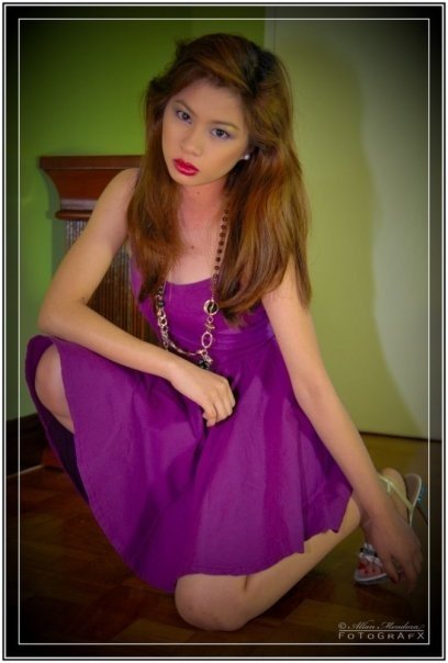 Female model photo shoot of Dawn Carmela Paras in Asian Mansion Condominium Makati City
