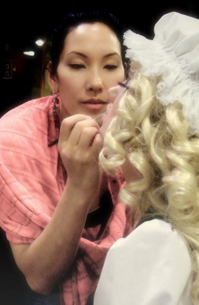 Female model photo shoot of Denise An MakeUP