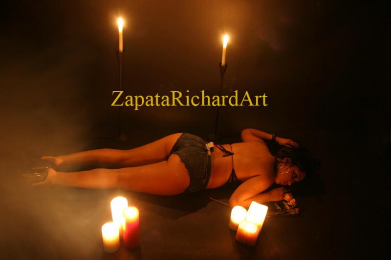 Male model photo shoot of Zapata Richard ART in studio