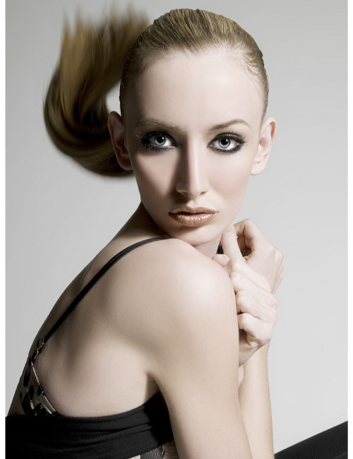 Female model photo shoot of Maranda Shea, makeup by didi_clark