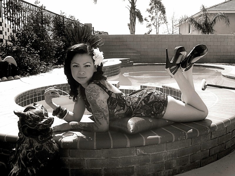Female model photo shoot of __JAZMIN__ in California