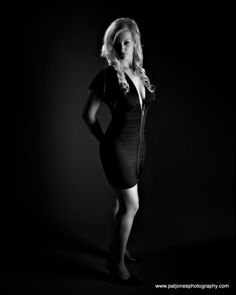 Female model photo shoot of Bad Ass Jen by Pat Jones in Studio-Robinson,TX