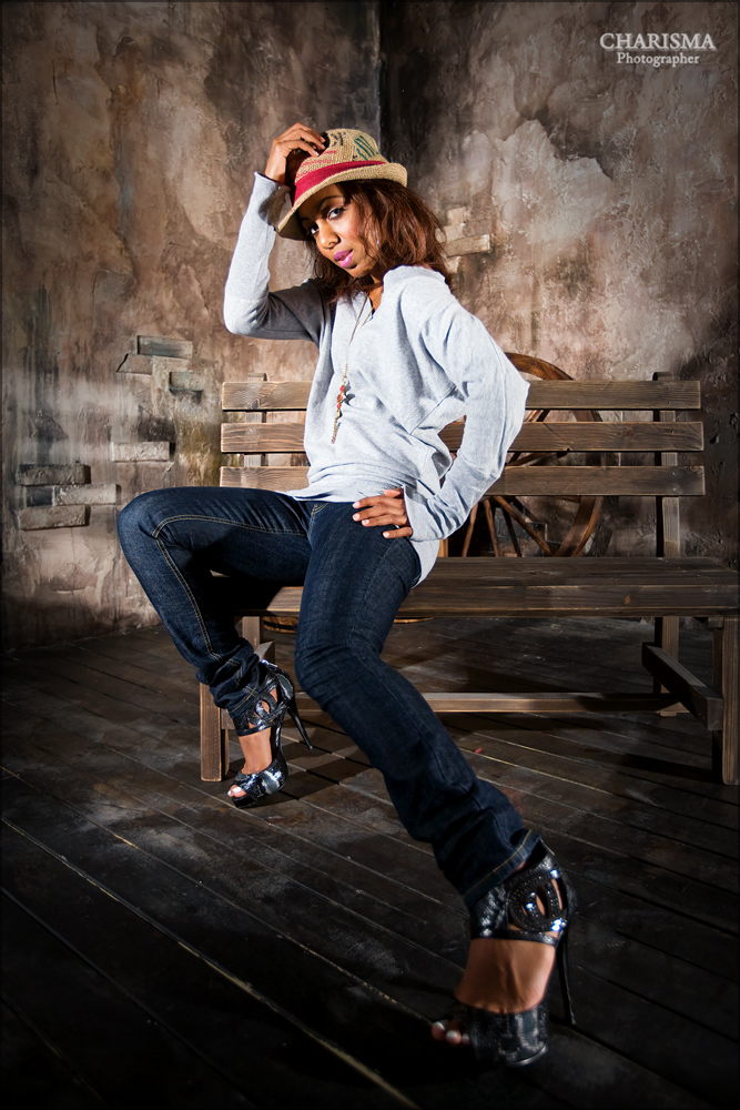 Female model photo shoot of Adela J Lee by Adela J Lee in Studio Amigos