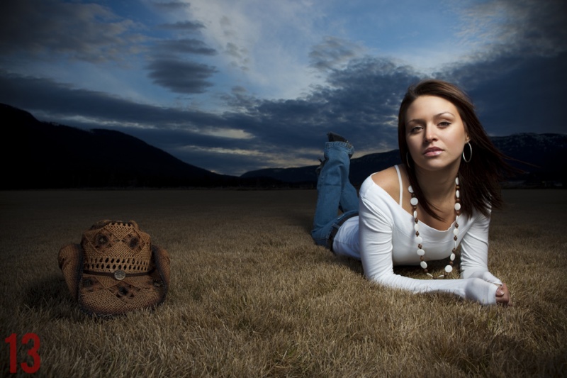 Female model photo shoot of Crissy Lang  by ThirteenShots in Westwold, B.C.