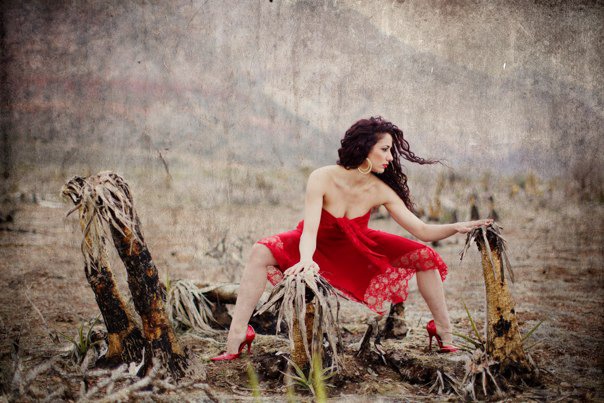 Female model photo shoot of patriiicia in red rock , las vegas