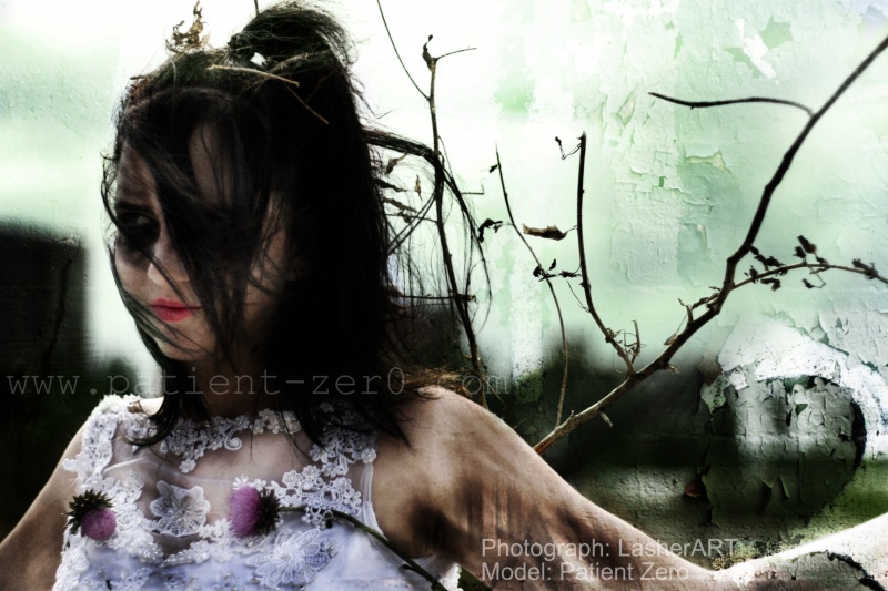 Female model photo shoot of ZypherArt by lasherART