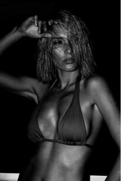 Female model photo shoot of Polina K in Miami Beach