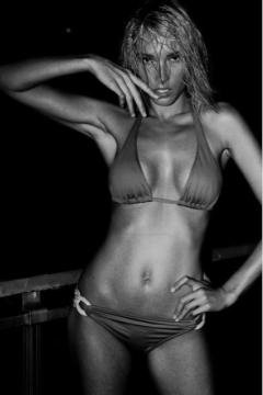 Female model photo shoot of Polina K in Miami Beach